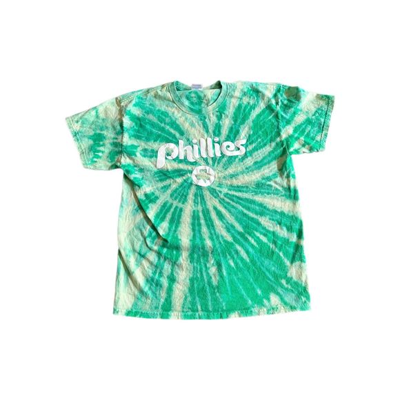Philadelphia Phillies St. Patrick’s Bleached Tee - Picture 1 of 4